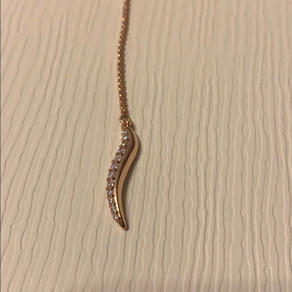 Kendra Scott rose gold jace lariat y necklace - Picture 2 of 4